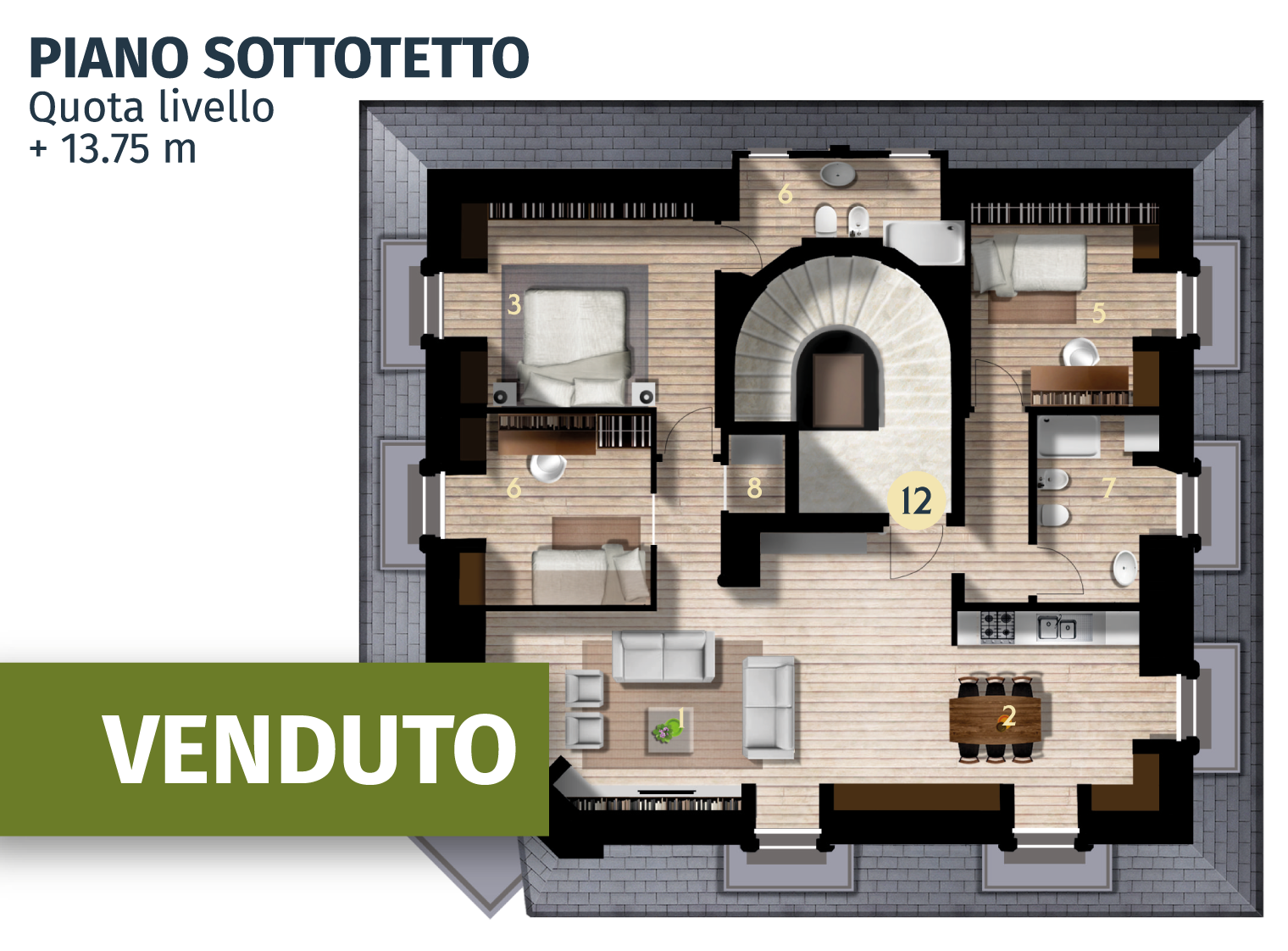 Pianta interno 12