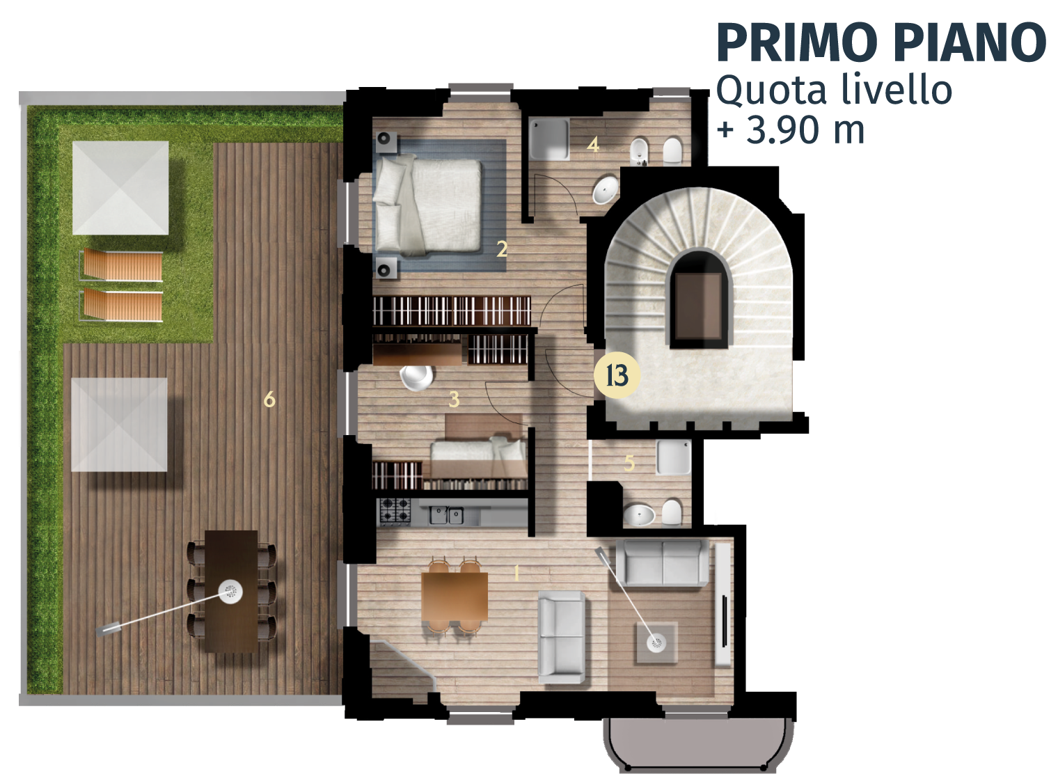 Pianta interno 13