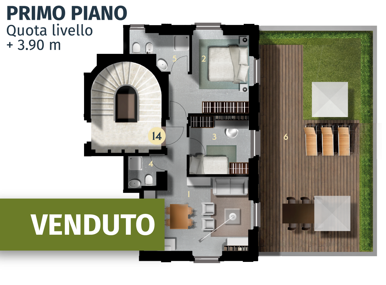 Pianta interno 14