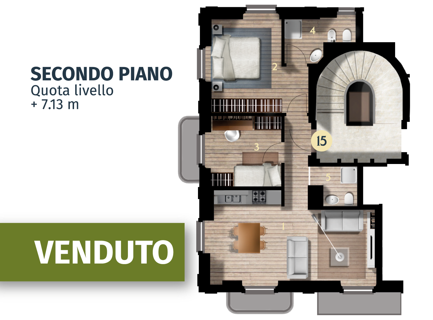 Pianta interno 15