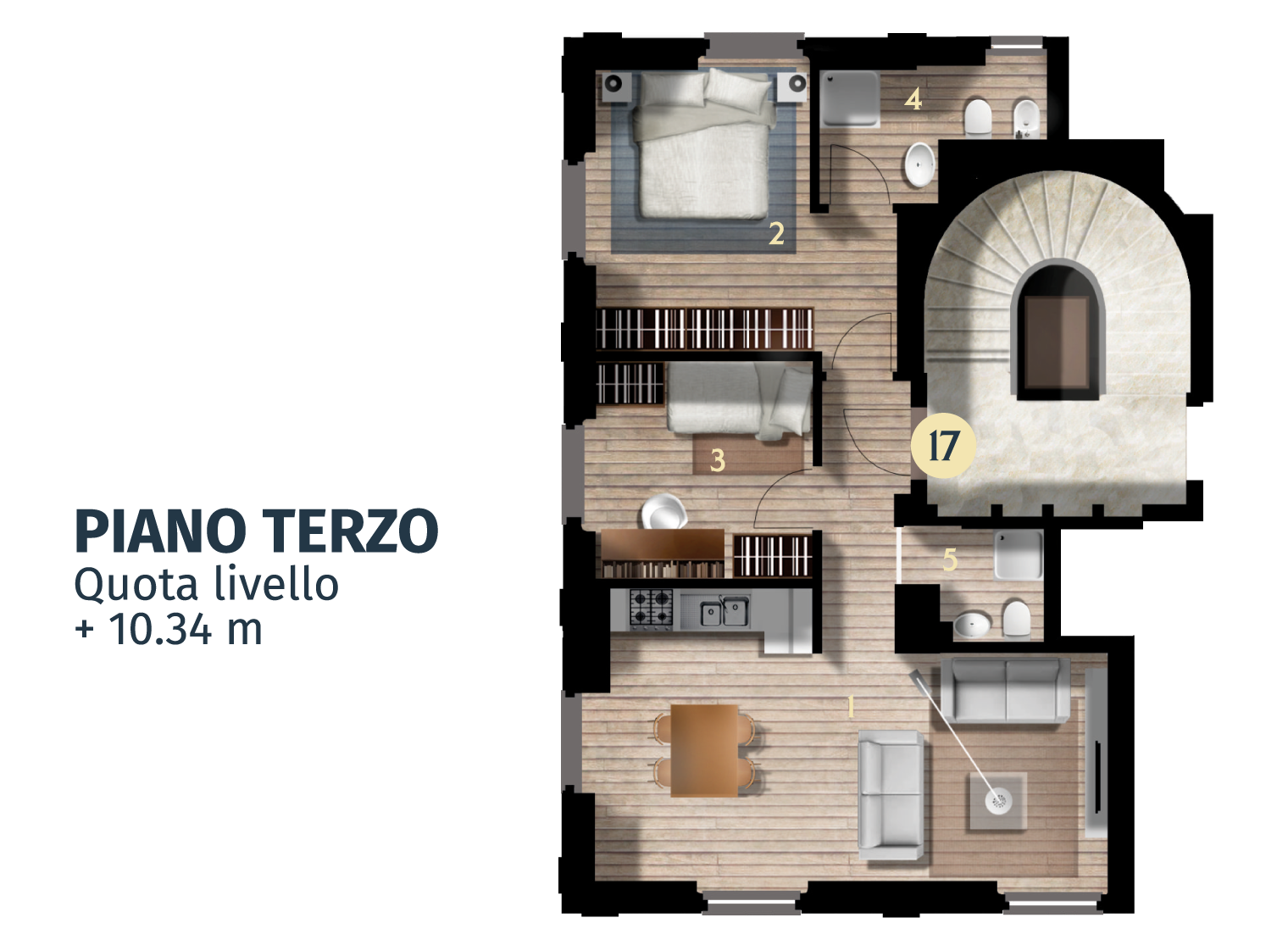 Pianta interno 17