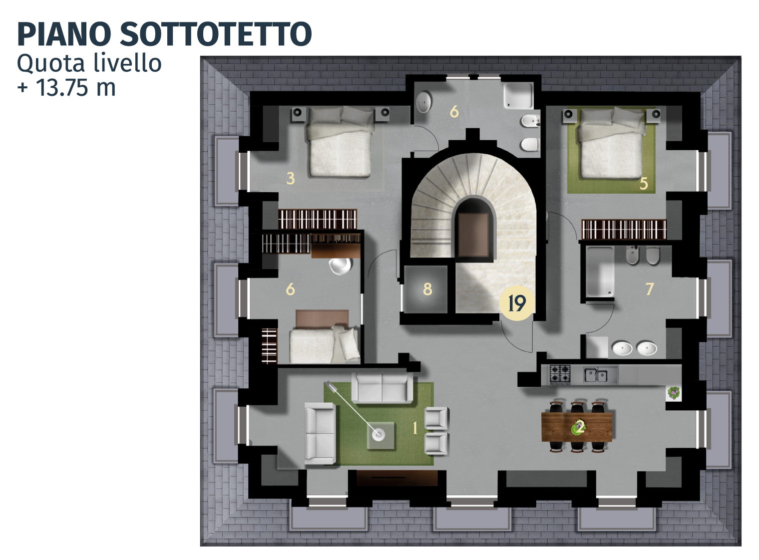 Pianta interno 19